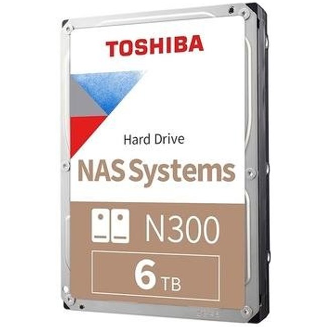 HD Toshiba N300, 6TB, 7200 RPM, NAS, 3.5', SATA - HDWG760XZSTA