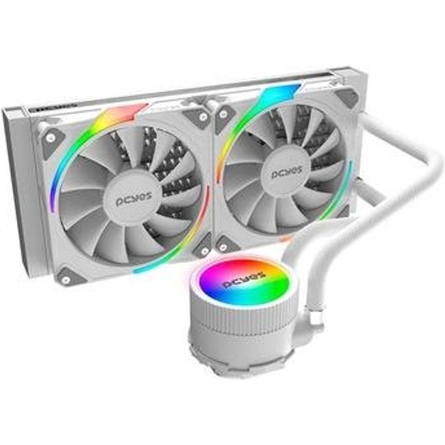 Water Cooler PCYes Sangue Frio 3, ARGB, 240mm, AMD/Intel, Branco - ARGBSF3240WGBR