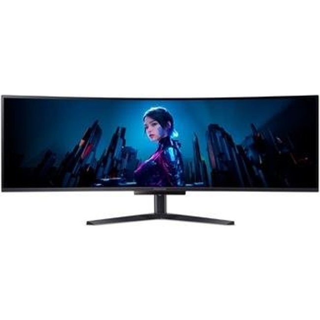 Monitor Gamer Curvo Acer Predator X49 OLED 49", DQHD, 240Hz, 0.03ms, FreeSync Premium, HDR 400, USB-C, Altura Ajustável, Preto - UM.SXXAA.X02