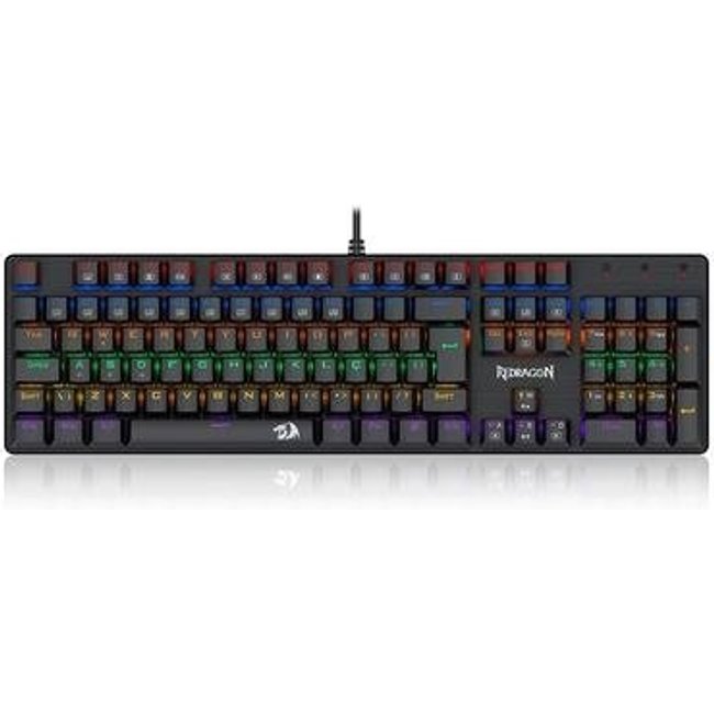 Teclado Mecânico Gamer Redragon Valheim Rainbow, Switch Brown, ABNT2, Preto - K608-R (PT-BROWN)