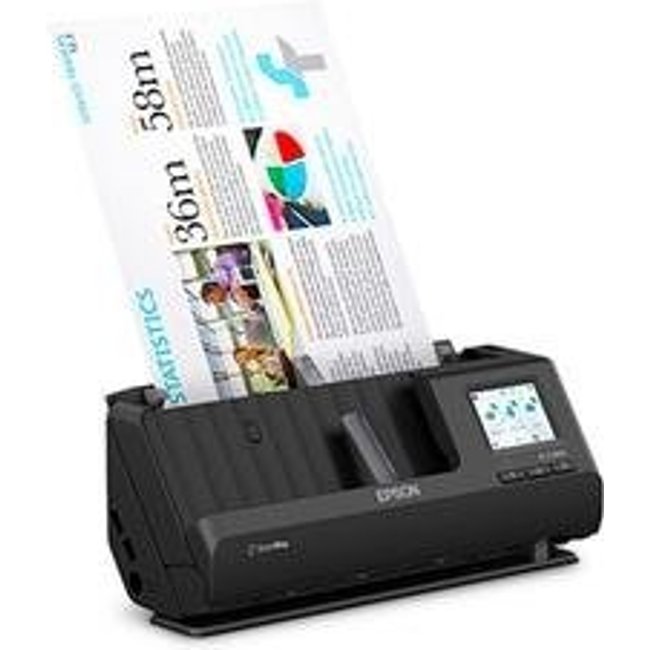Scanner de Documentos Epson WorkForce com Tela Touchscreen - ES-C380W