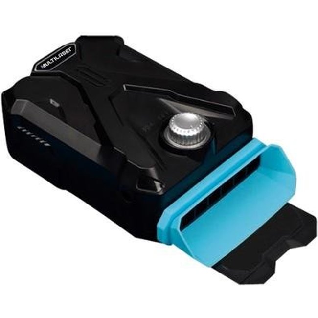 Cooler Gamer Warrior Heat Extractor para Notebook, Até 17", Preto e Azul - AC268