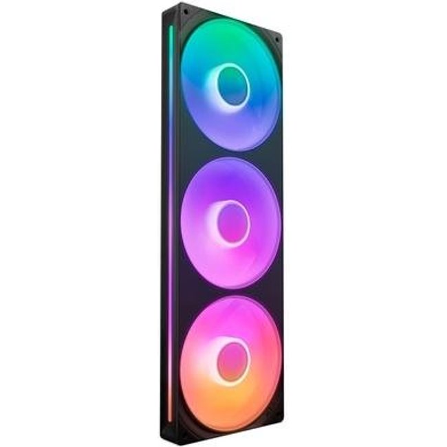 Ventoinha NZXT Single-frame F Series, LED RGB Core, 360mm, 3x 120mm, Preto - RF-U36HF-B1
