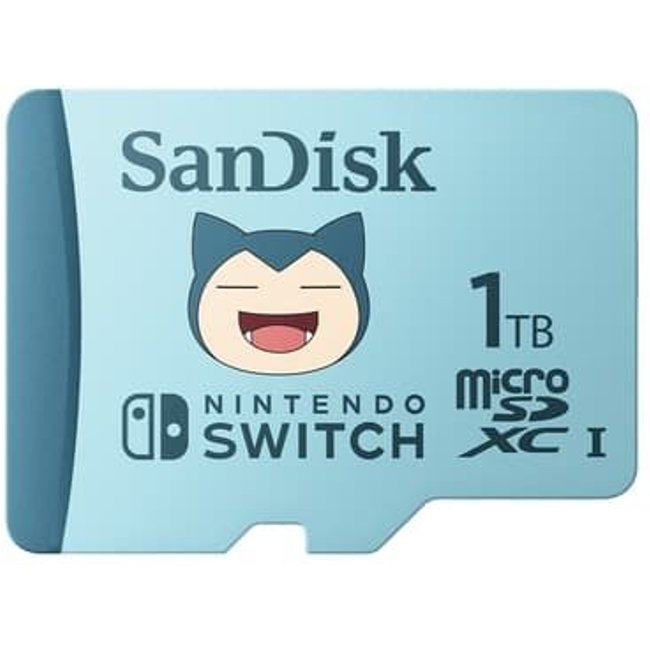 Cartão de Memória SanDisk MicroSD 1TB, Nintendo Switch Pokémon - SDSQXAO-1T00-GN6ZK
