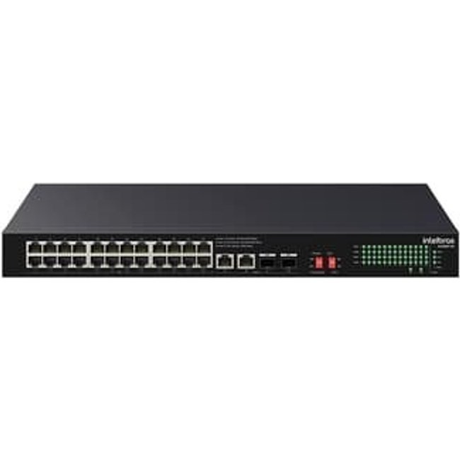 Switch Não Gerenciável Intelbras PoE S1128G-PA, 28 portas Gigabit Ethernet - 4760127
