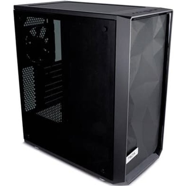 Gabinete Gamer Fractal Design ATX Meshify C, Mid Tower, Lateral em Vidro Escuro, Preto - FD-CA-MESH-C-BKO-TG