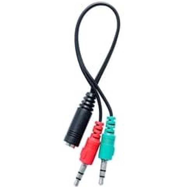 Cabo Adaptador OEX CE403, P3 para 2P2, Preto - 487413