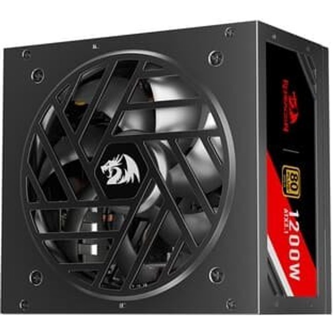 Fonte Gamer Redragon RGMS, 1200W Master, 80 Plus, Gold, Preto Gc-ms05