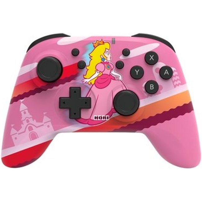 Controle Sem Fio HORI Horipad Peach, Bluetooth, para Nintendo Switch - NSW-360U