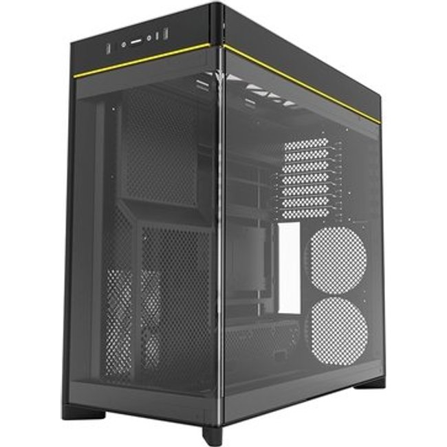 Gabinete Gamer Montech HS02, Mid-Tower, Vidro Temperado, Preto - HS02BK