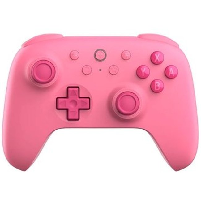 Controle Sem Fio 8BitDo Ultimate 2C, Joysticks com Efeito Hall, Bluetooth, para Switch e Windows, Rosa - 80NC02