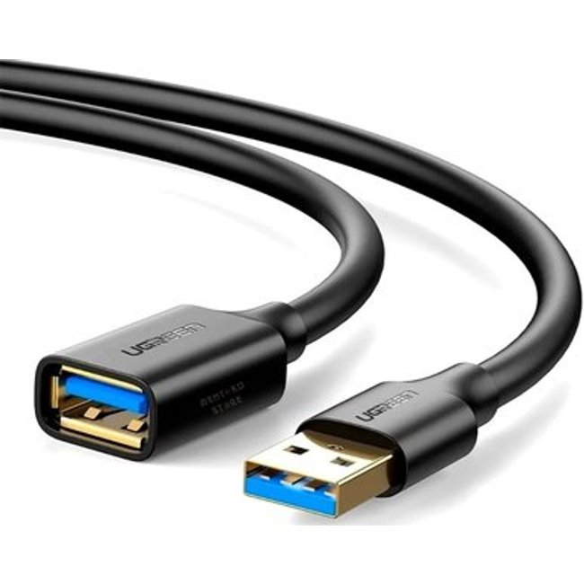 Cabo de Extensão Ugreen, USB 3.0, 1.5m, Preto - UG-30126