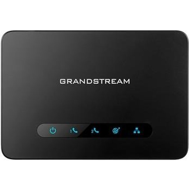 Adaptador ATA Grandstream, 2 Portas FXS, 2 Portas RJ45, com Roteador NAT Gigabit - HT812
