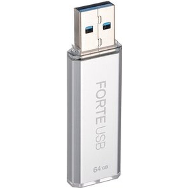 Pen Drive 64GB SecuX Forte, USB 3.2, Alta Velocidade, Preto - 98-101-000100