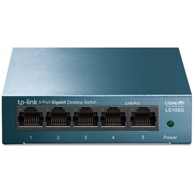 Switch de Mesa TP-Link, 5 Portas 10/100/1000Mbps - LS105G