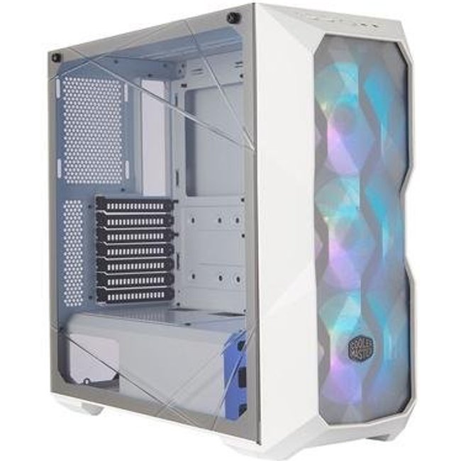 Gabinete Gamer Cooler Master TD500, Mid Tower, 3x Cooler Fan Frontal ARGB, Lateral em Vidro Temperado- MCB-D500D-WGNN-S01