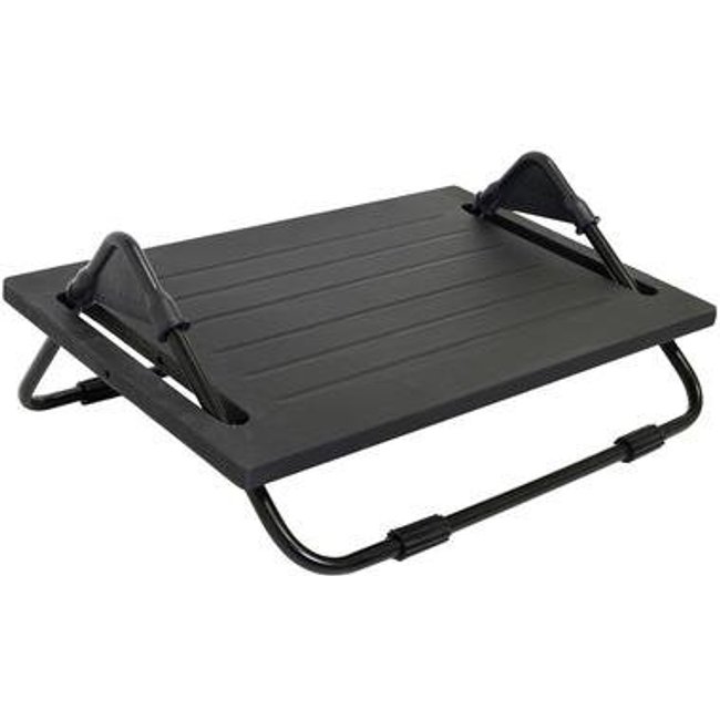 Apoio Ergonômico para os pés Multivisão, MDF, Preto, Desmontado - Apoio-PR