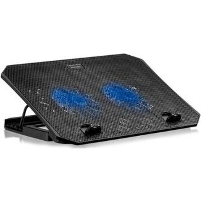Suporte para Notebook Multi, LED, Até 15.6,Dual Fan, Preto - AC392
