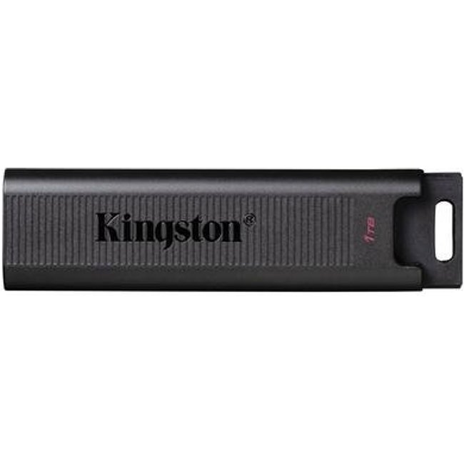 Pen Drive 1TB Kingston DataTraveler Max, USB-C 3.2 Gen 2, Leitura de 1000MB/s, Preto - DTMAX/1TB