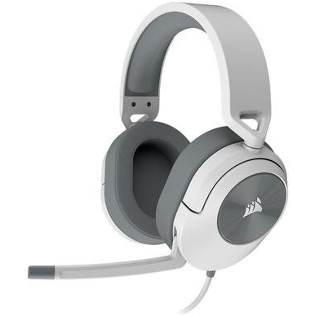 Headset Gamer Corsair HS55 USB/P2, Surround 7.1, Drivers 50mm, Branco - CA-9011266-NA