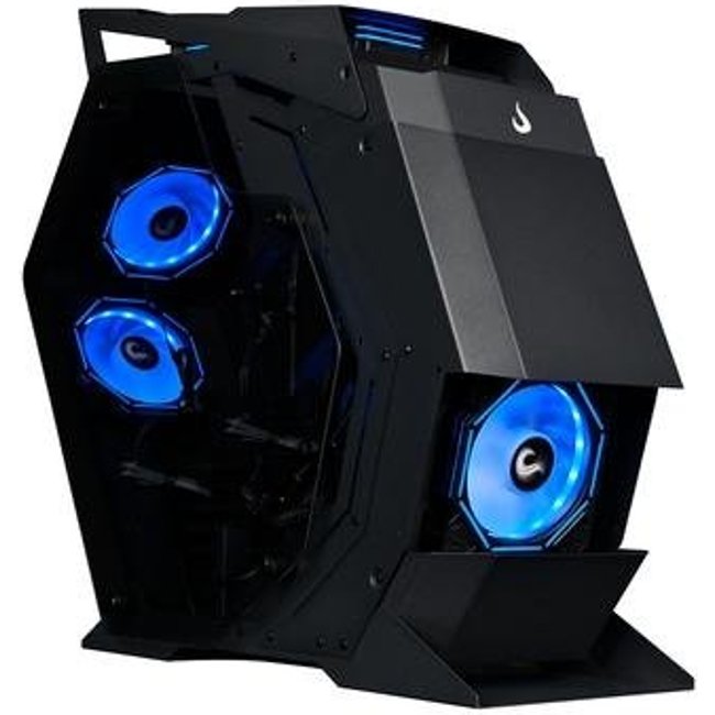 Gabinete Gamer Rise Mode Z4, Mid Tower, ATX, Lateral em Vidro Temperado, Sem FANs, Preto - RM-Z4-04-FB