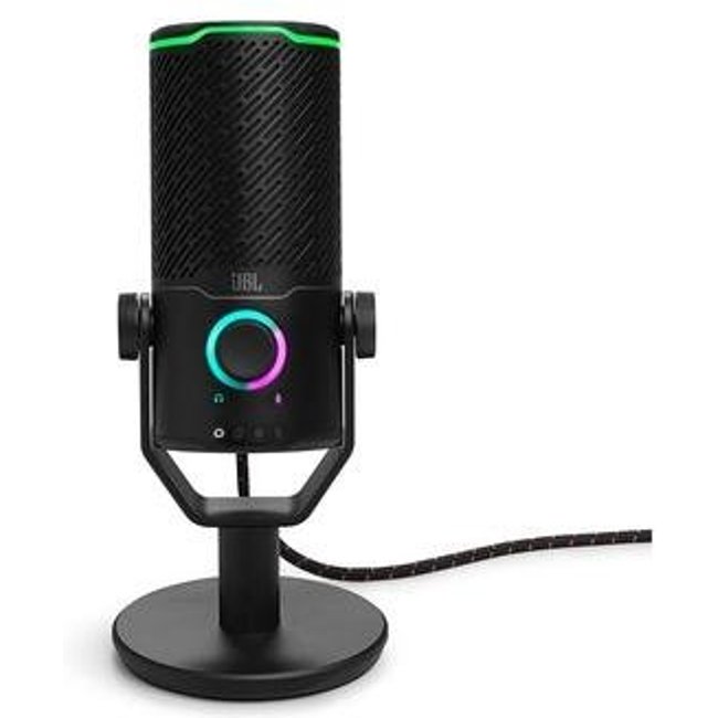 Microfone Condensador JBL Quantum Stream Studio, Cardioide, Preto - JBLSTRMSTUDIOBLK