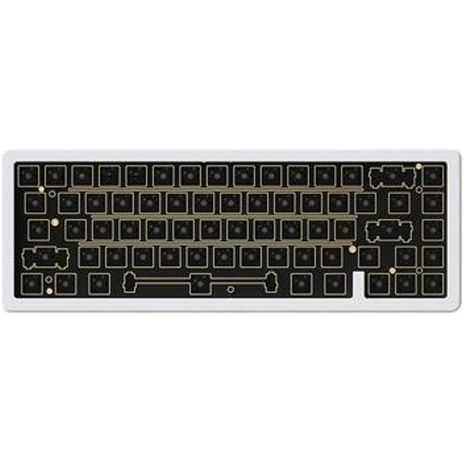 Base para Teclado Gamer Akko Kit Diy SPR67, Branco, ANSI