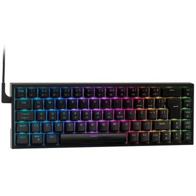 Teclado Mecânico Gamer Husky HailStorm, 65%, RGB, Switch Gateron Brown, ABNT2, Preto - HTG002PTMA