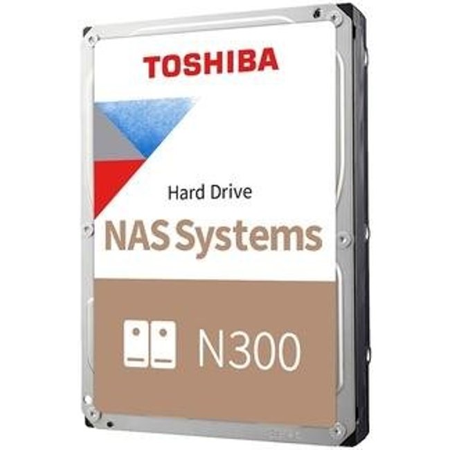 HD Interno Toshiba N300, NAS, 8TB, 3.5', Cache 512MB, 7200RPM, SATA - HDWG780XZSTA