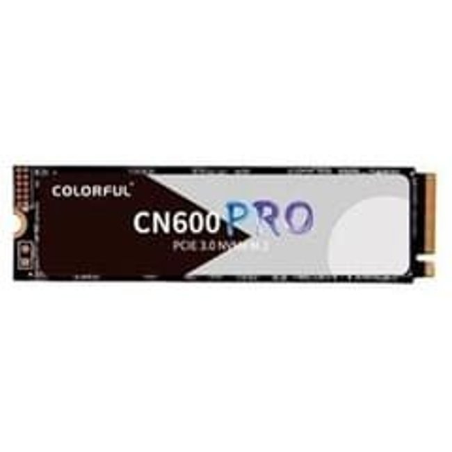 SSD Colorful CN600 PRO, 256GB, M.2 NVMe, Leitura: 3200MB/s e Gravação: 1200MB/s, Preto e Branco - CN600-256GB-PRO