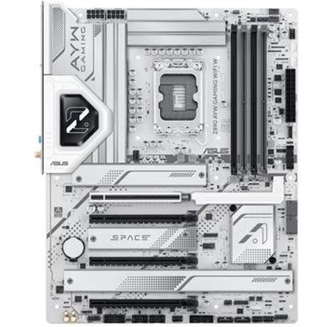 Placa Mãe ASUS Z890 AYW Gaming WIFI W, Intel, ATX, DDR5, Wi-Fi - 90MB1I60-M0EAY0