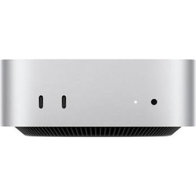 Mac mini Apple Chip M4, CPU de 10 Núcleos, GPU de 10 Núcleos, Neural Engine de 16 Núcleos, Memória 16GB, SSD de 512GB, Prata - MU9E3BZ/A