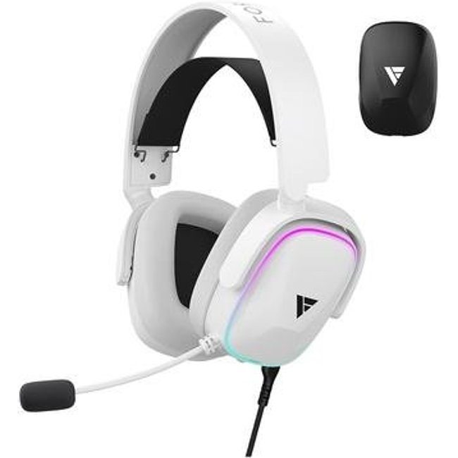 Headset Gamer Force One Supersonic 7.1 Surround, USB, Branco - FR.AU.SU.02