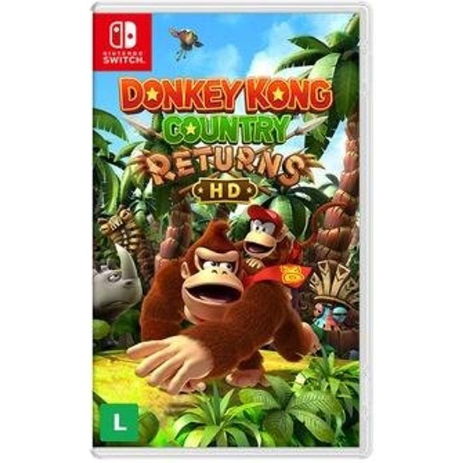 Jogo Donkey Kong Country Returns HD, Nintendo Switch - NT000019NSW