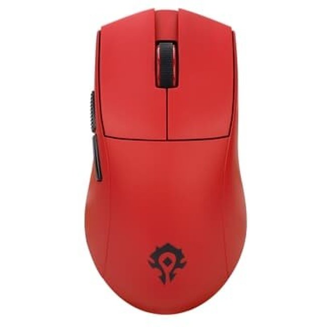 Mouse Gamer Sem Fio Redragon King Pro Horda Do World Of Warcraft, até 26000DPI, Bluetooth e USB Tipo-C, Vermelho - 6975763145197