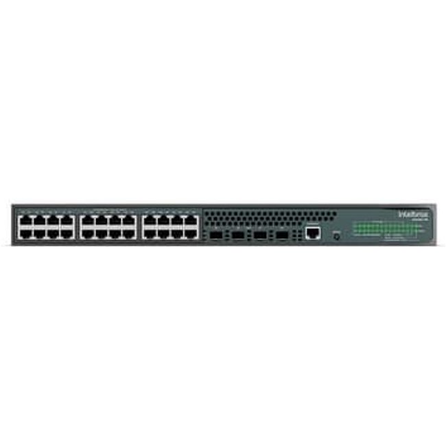 Switch Gerenciável Intelbras S2328G-PB, 4 Portas SFP 10000 Base-x PoE, 24 Portas - 4760108