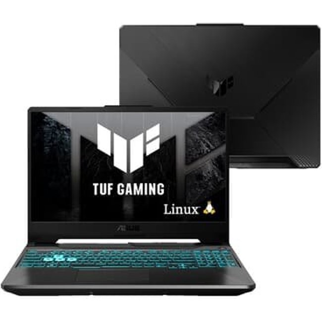 Notebook ASUS TUF Gaming A15, RTX 3050, AMD RYZEN 7, 8 GB, 512 GB SSD, KeepOS, Tela 15.6" FHD, Graphite Black - FA506NCR-HN089