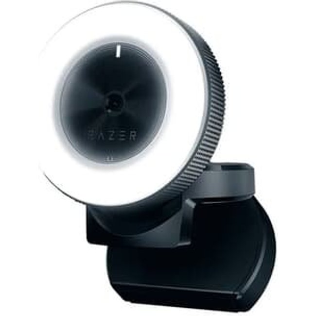 Webcam Razer Kiyo 1080p, Ring Light, Preto - RZ1902320100