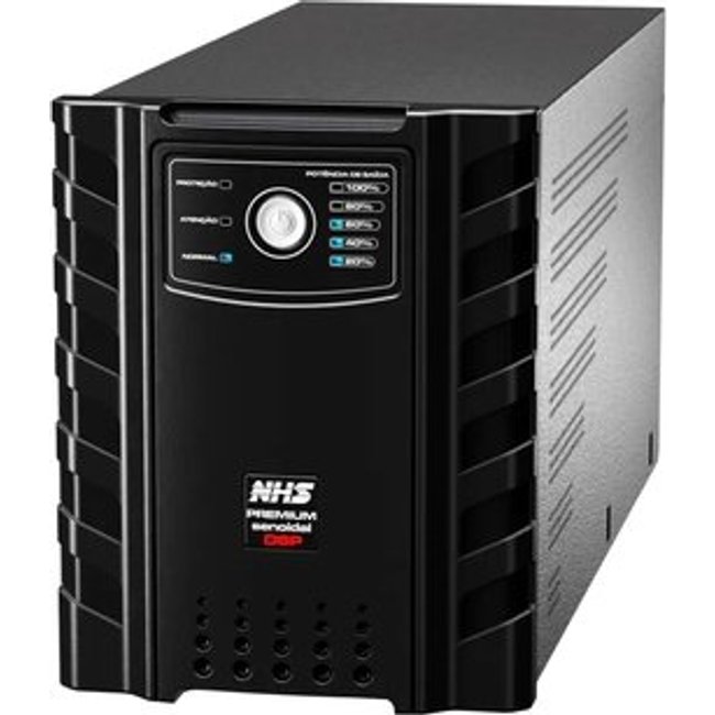 Nobreak NHS Premium Senoidal, 3200VA, 3 Baterias de 17/18Ah, Saída 120V, USB, Preto - 91.C0.032400