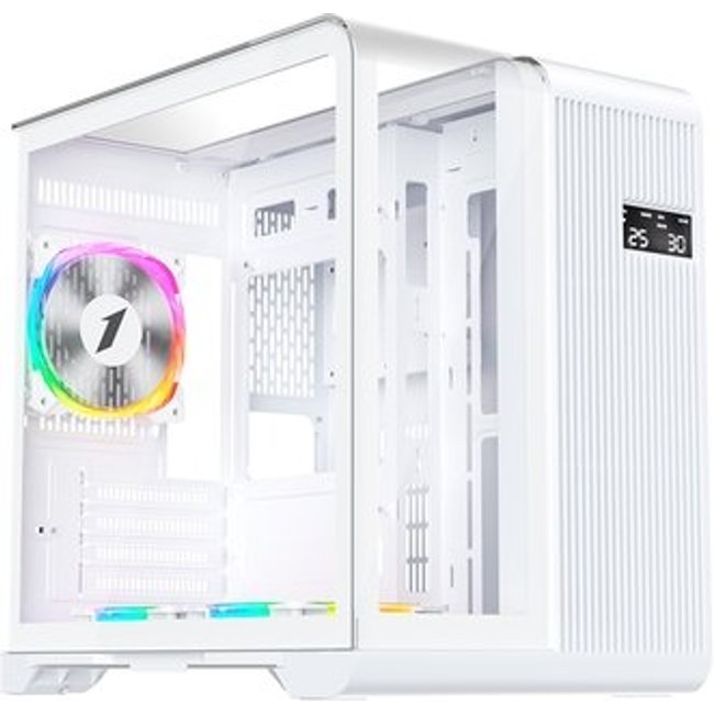Gabinete Gamer 1STPLAYER RT5, Mid Tower, ATX, Lateral em Vidro Temperado, Branco - RT5-WH