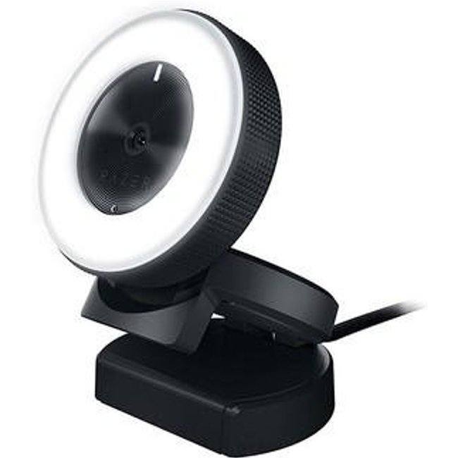 Webcam Razer Kiyo Full HD 1080p, Iluminação 12 LEDs - RZ19-02320100-R3U1