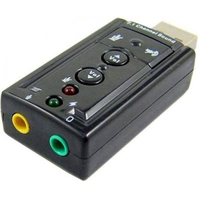 Adaptador de Áudio USB para 2 P2, MD9, Preto - 7927