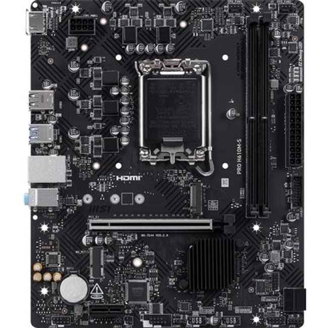 Placa-Mãe MSI PRO H610M-S, Intel LGA 1700, mATX, DDR5 - PROH610MS