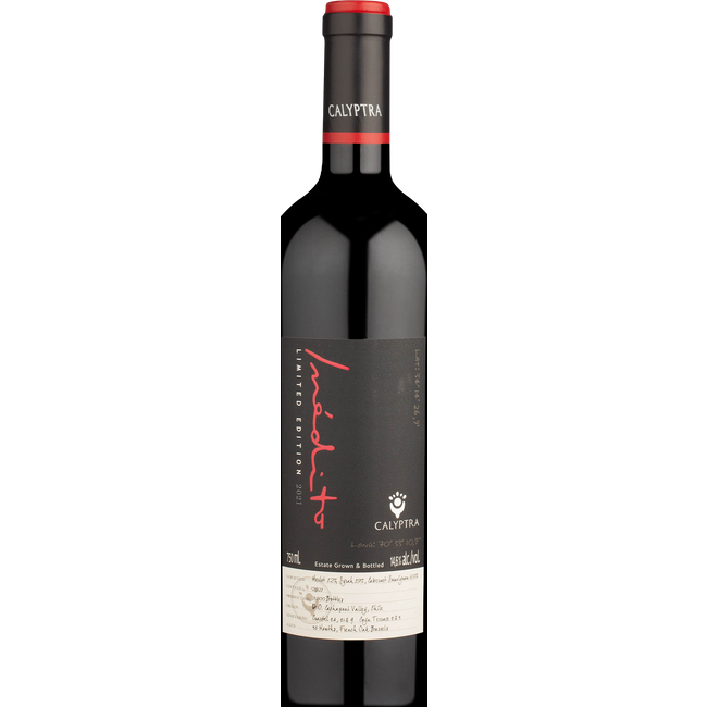 Calyptra Inédito Limited Edition D.O. cachapoal Valley 2021