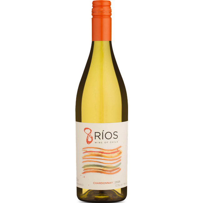 8 Ríos D.O. Región del Valle Central Chardonnay 2025