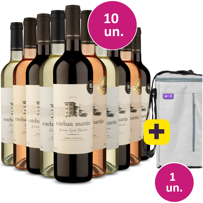 Kit 10 - Esteban Misto + Bolsa para 3 garrafas Grátis - Exclusivo We