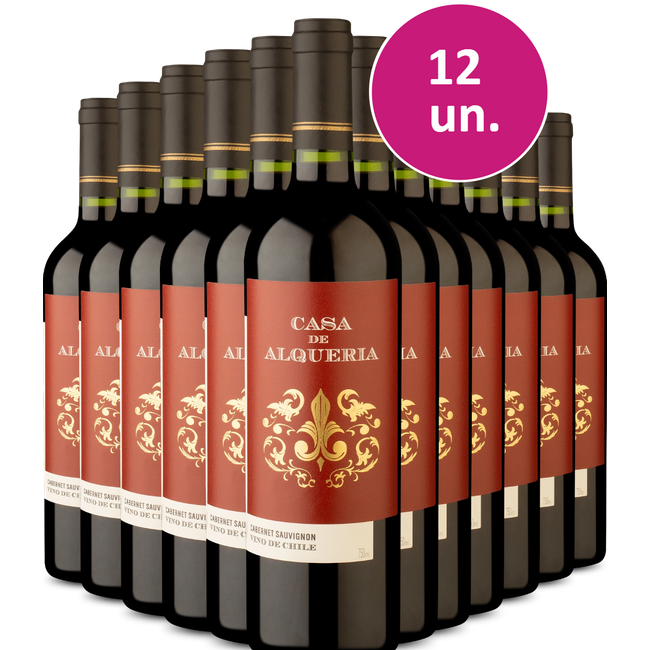 Kit 12 - Casa De Alqueria D.O. Valle Central Cabernet Sauvignon 2024 - Exclusivo We
