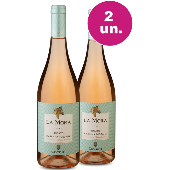 Kit 2 - La Mora Maremma Toscana Rosato - Oferta Insana