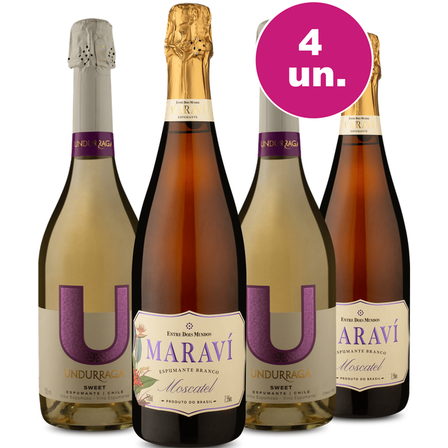 Kit 4 - Espumantes Sweet - Exclusivo We