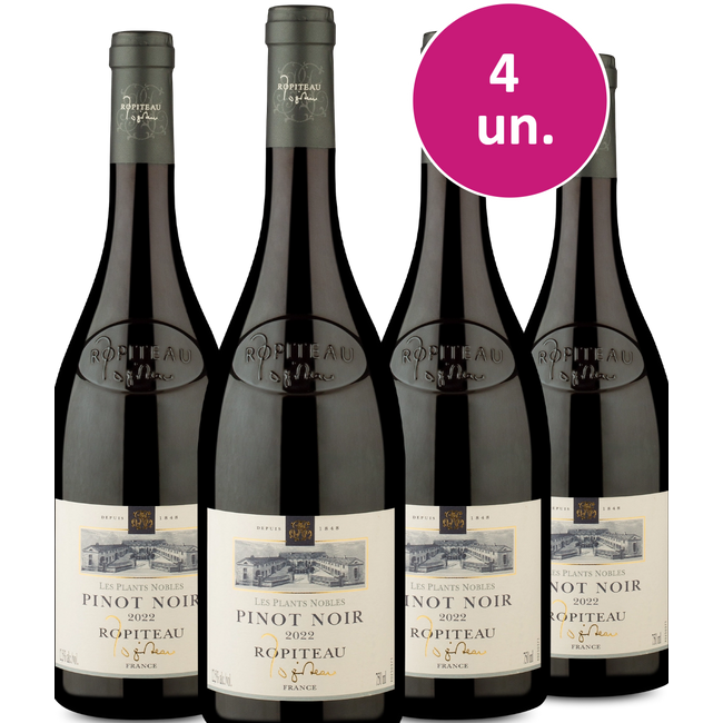 Kit 4 - Ropiteau Frères Les Plants Nobles Pinot Noir 2024 - Exclusivo We